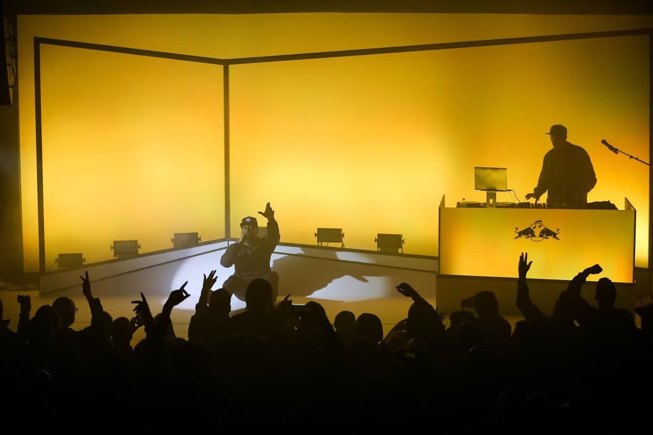 Dizzee Rascal performing at RBMA Festival New York, 2016.